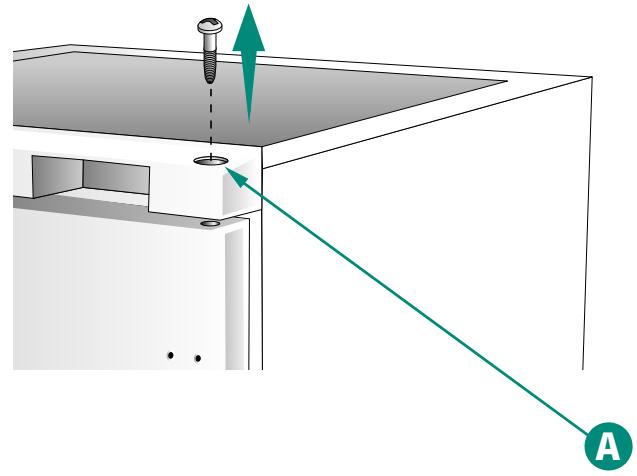 ROSIERES RBF 140/1 - REVERSIBILITE OUVERTURE DE LA PORTE (à effectuer avant d'insérer le congelateur dans le meuble) - 1