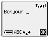 PANASONIC EB-GD30 - Envoyer un message court - 1
