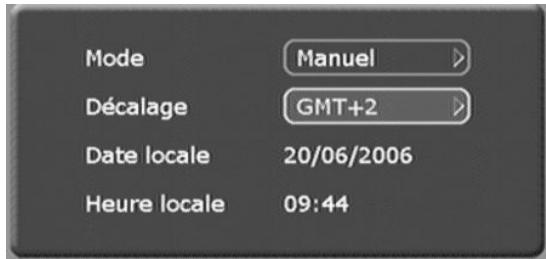 C6V PVR-D80 - Heure locale - 1