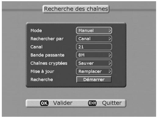 C6V PVR-D80 - Recherche des chaînes - 1
