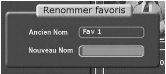 C6V PVR-D80 - Renommer le groupe de favors courant - 1