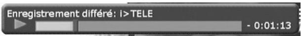 C6V PVR-D80 - Fonction « Time Shifting »: Mise en pause d'une émission - 2