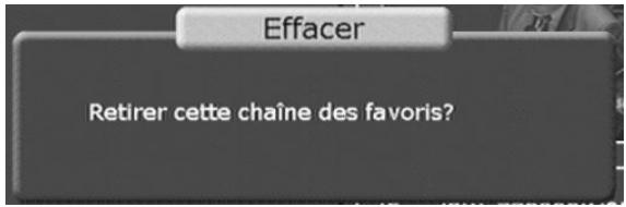 C6V PVR-D80 - Effacer une chaîne favorite - 1