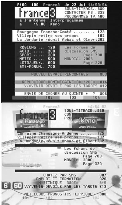 C6V PVR-D80 - Télatexte - 1