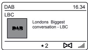 ROBERTS BLUTUNE T2 - Rappel d'une préselection à l'aide des touches de préselection 1 - 5 - 3