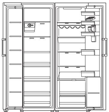 DARTY GFT61SWCSE - Raccordement du congélateur et du réfrigérateur - 1