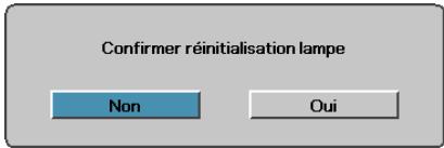 OPTOMA X600 - Mise à zéro lampe - 1