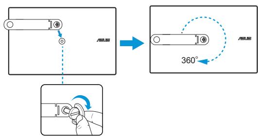 ASUS MB166CR - PositionsABOUT du moniteur - 1