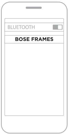 BOSE casque_performanceframes_alto_s_m - CONNEXION VIA LE MENU BLUETOOTH DE VOTRE PÉRIPHÉRIQUE MOBILE - 2