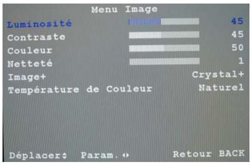 SAGEM AXIUM HD-L32T - Menu image - 1