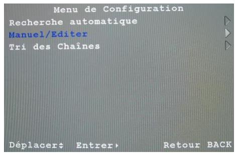 SAGEM AXIUM HD-L32T - Ajouter les chaînes manuellement - 2