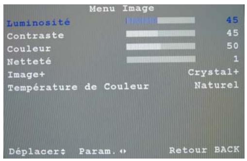 SAGEM AXIUM HD-L32T - Menu image - 1