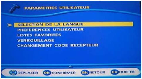 SAGEM AXIUM HD-L32T - Préférences utilisateur (préférence d'affichage) - 1