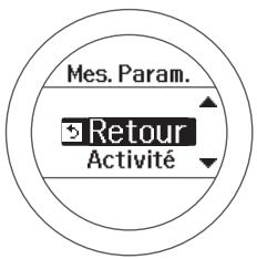 EPSON SF-810 V VIOLET - Affichez le menu Mes. Param. - 1