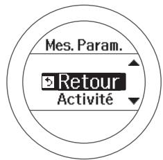 EPSON SF-810 V VIOLET - Affichez le menu Mes. Param. - 1