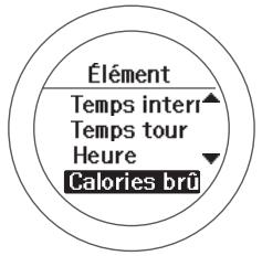 EPSON SF-810 V VIOLET - Sélectionnez Calories brûlées. - 1