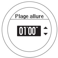 EPSON SF-810 V VIOLET - Sélectionnez la plage de maintainé de votre allure cible. - 1