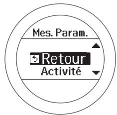 EPSON SF-810 V VIOLET - Affichez le menu Mes. Param. - 1