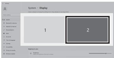 DARTY LGECRAN16MQ70 - Ajuste de la pantalla (modo extendido) - 1