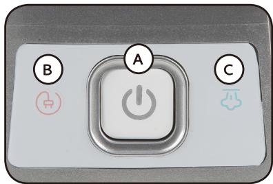 H¥DRO HYDRO JET PiNK - Bouton marche/arrêt (A) - 1