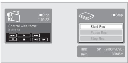 PIONEER DVR-SCI-2 - Selectionnez 'Start Rec'. - 1