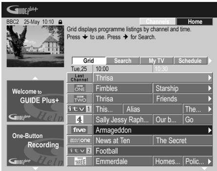 PIONEER DVR-SCI-2 - Guide Affichez I'ecran GUIDE Plus+. - 1