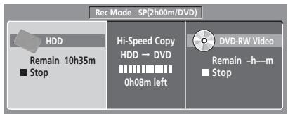 PIONEER DVR-SCI-2 - Affichage des informations concernant le disque dur ou le disque charged - 1