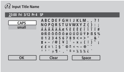 PIONEER DVR-SCI-2 - Tapez le nom du titre besoini. - 1