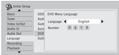 PIONEER DVR-SCI-2 - Selectionnez la langue que vous - 1