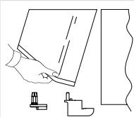 CANDY CFMEE3750 - INVERSER LE SENS D'OUVERTURE DES PORTES - 3