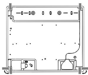 HOTPOINT TD 640 S IX/HA - Scheme de fixation des crochets - 4