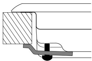 HOTPOINT TD 640 S IX/HA - Scheme de fixation des crochets - 2
