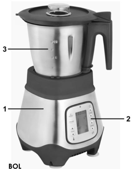 KITCHEN ORIGINALS TKG HA 1003 KTO - DESCRIPTION DES PARTIES &amp; DES ACCESSOIRES - 1
