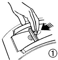 VEDETTE VST 137 - Introduction du linge dans le tambour - 1