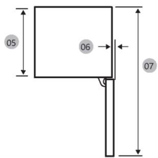 HAIER HBW7518DT - Espace requis - 2