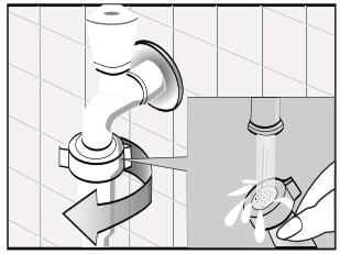DARTY FP61EU - Nettoyage du tuyau d'arrivée d'eau et du filtre - 1