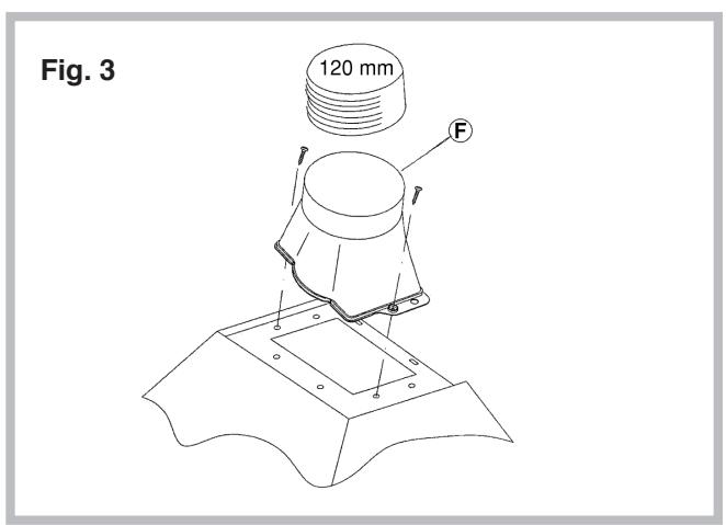 SCHOLTES HD49.1 WH BLANC - Montage du conduit de fumee fig. 1 - 3