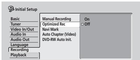 PIONEER DVR-220S - Optimized Rec - 1