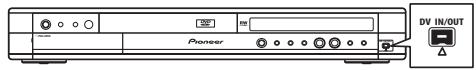 PIONEER DVR-220S - Connexions au panneau avant - 2