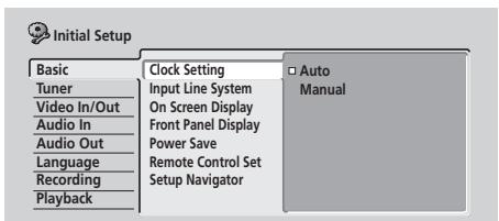PIONEER DVR-220S - Clock Setting - 1