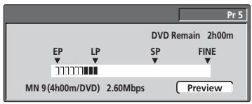 PIONEER DVR-220S - Sélectionnez 'On (go to setup)' pour afficher la page de définition de l'enregistrement manuel. - 1