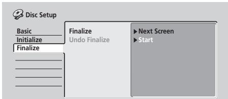 PIONEER DVR-220S - Mettez en place le disque à finaliser. - 1