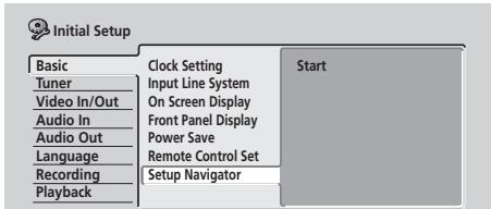 PIONEER DVR-220S - Setup Navigator - 1