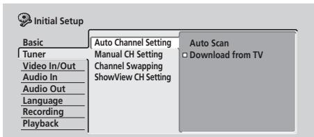 PIONEER DVR-220S - Sélectionnez 'Download from TV'. - 1