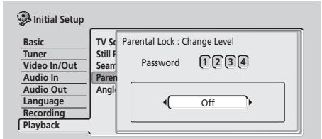 PIONEER DVR-220S - Sélectionnez 'Change Level'. - 3