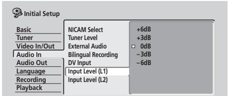 PIONEER DVR-220S - Input Level (L1 / L2) - 1