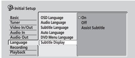 PIONEER DVR-220S - Subtitle Display - 1