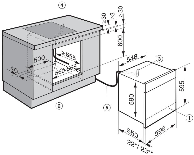 MIELE DGC 6660 XXL BLANC - Encastrement dans un meuble bas - 1