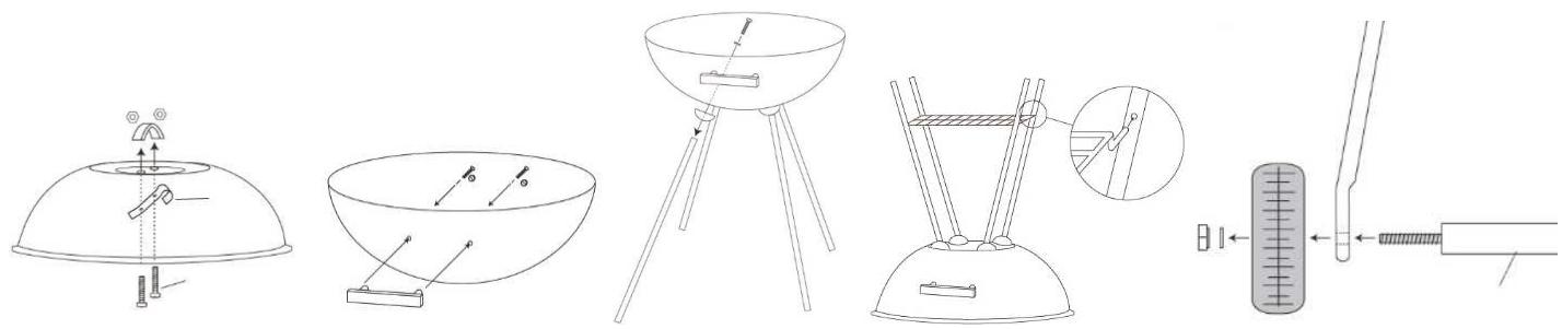 LIVOO DOC172R - ETAPES D'assemblage: - 1