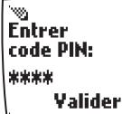 NOKIA 9351705 - Si un code de sécurité est requis : - 1